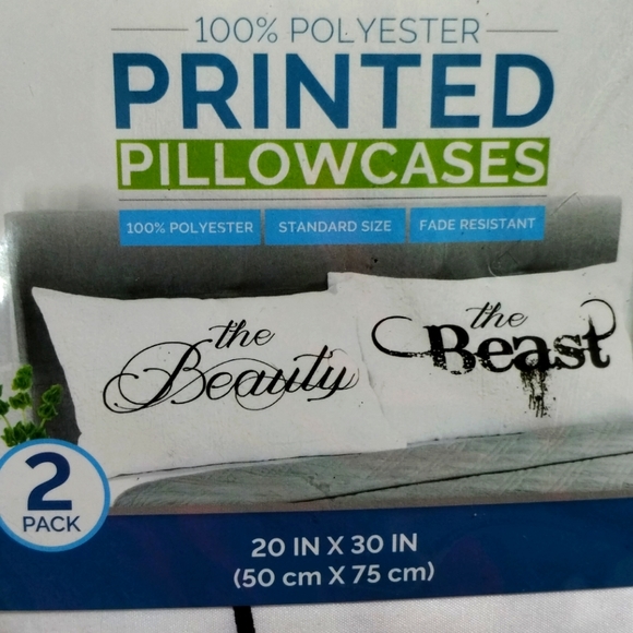 Other - Beauty and Beast Pillow Cases